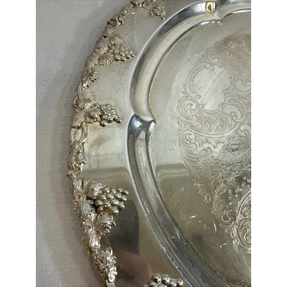 Burche Silver co. serving tray/ SPOC platter 16.5
